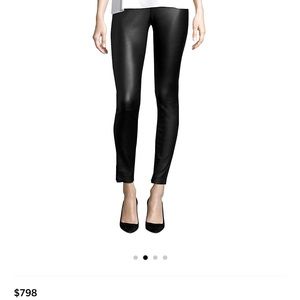 Alice and Olivia calfskin pants